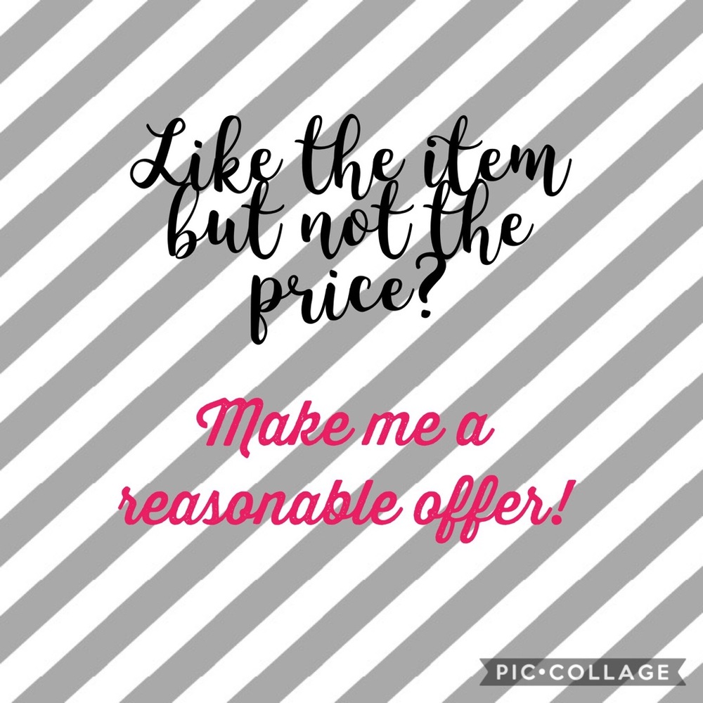 Prices are negotiable!